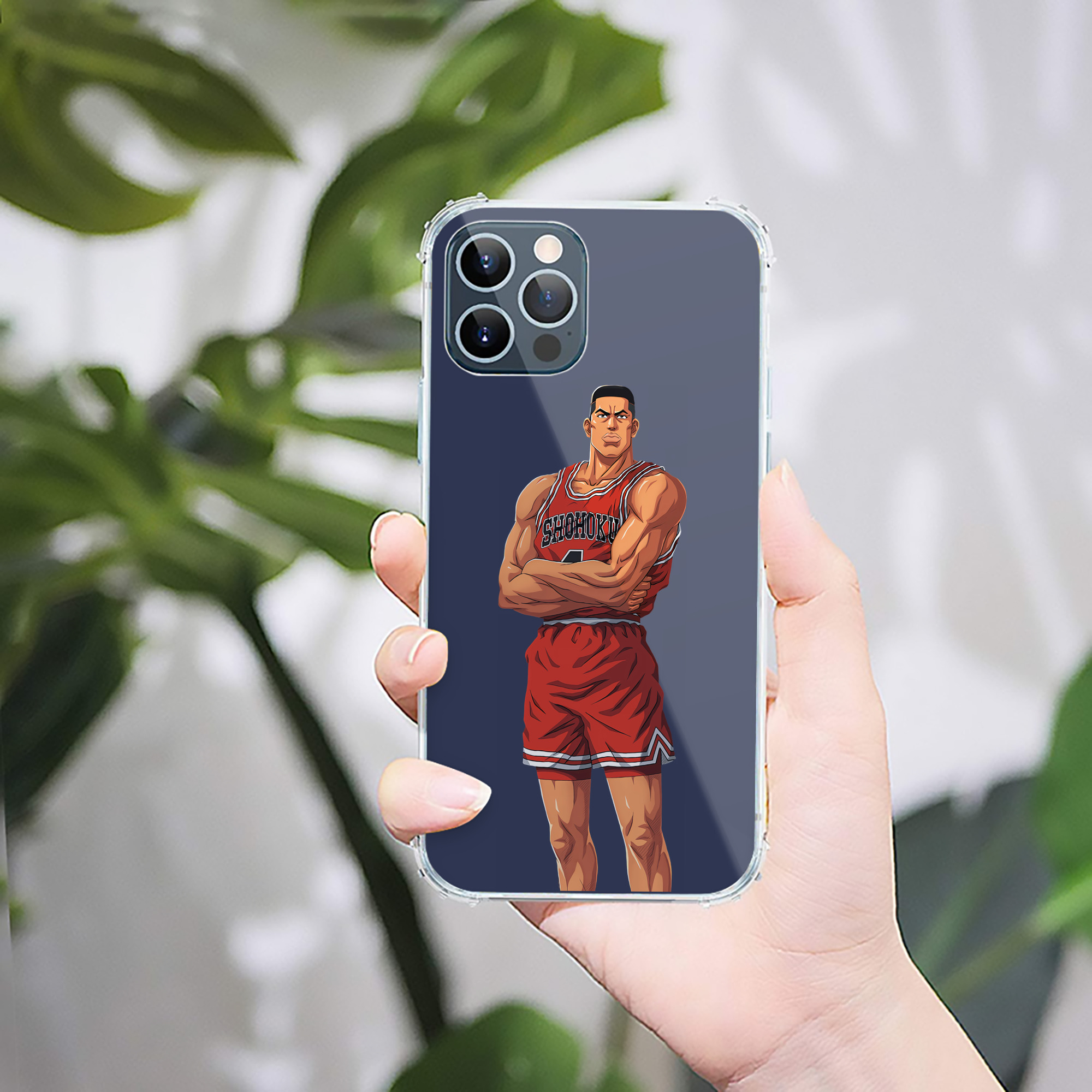 （画像用） SLAM DUNK／スラムダンク 【iPhone 12シリーズ対応】透明スマホケース（クリアソフトケース）